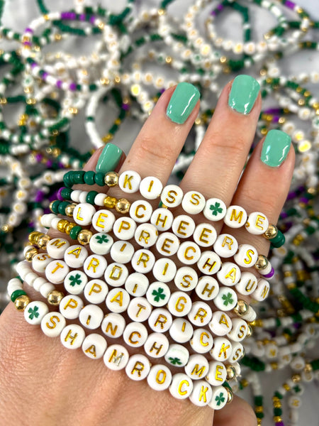 St. Patrick's Day Stretch Bracelets