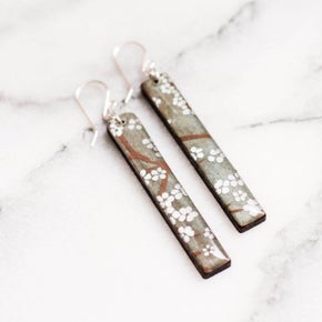 Wabi-Sabi Bar Earrings