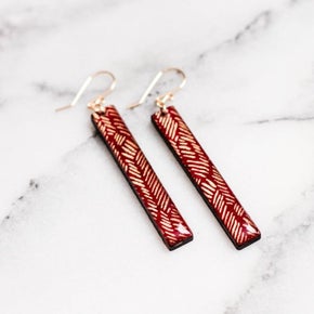 Wabi-Sabi Bar Earrings