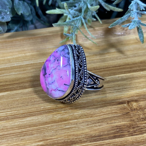 Dendritic Opal Ring ~ Size 7