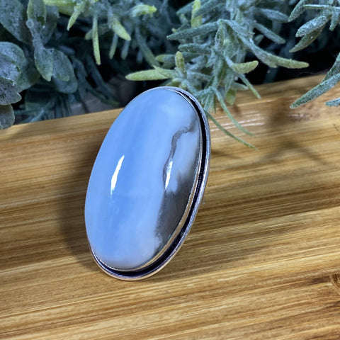 Owyhee Blue Opal Ring ~ Size 6.5