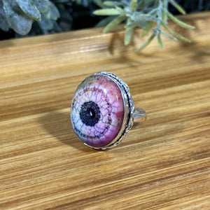 Solar Quartz Rainbow Ring ~ Size 8