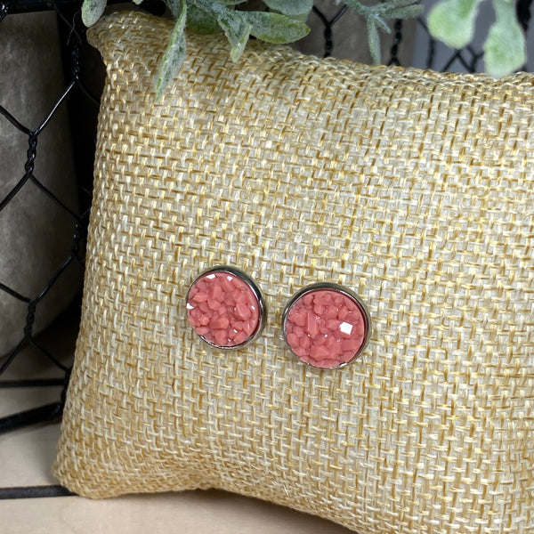 Bright Lights ~ Silver Stud Earrings