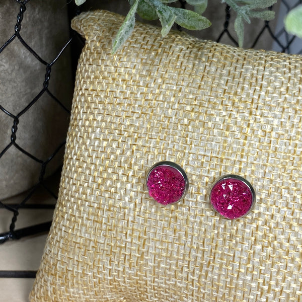 Bright Lights ~ Silver Stud Earrings
