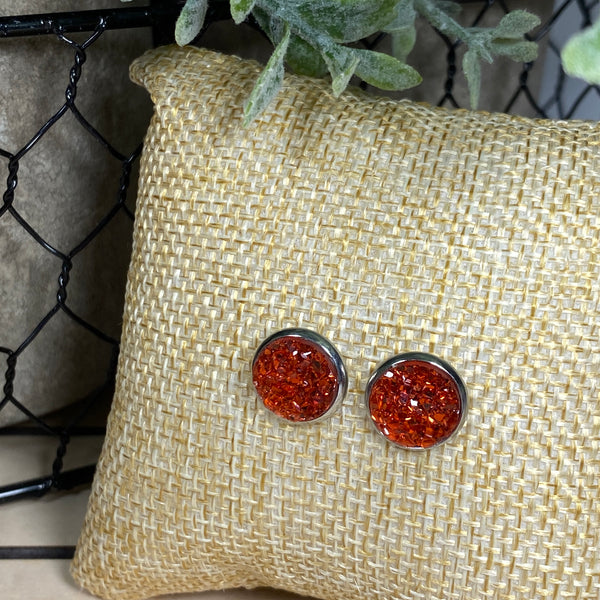 Bright Lights ~ Silver Stud Earrings