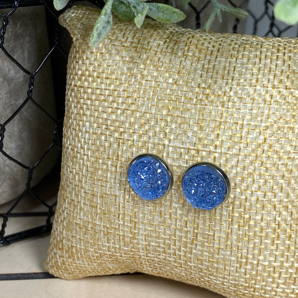 Bright Lights ~ Silver Stud Earrings