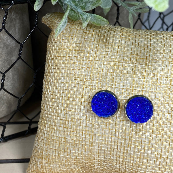 Bright Lights ~ Silver Stud Earrings
