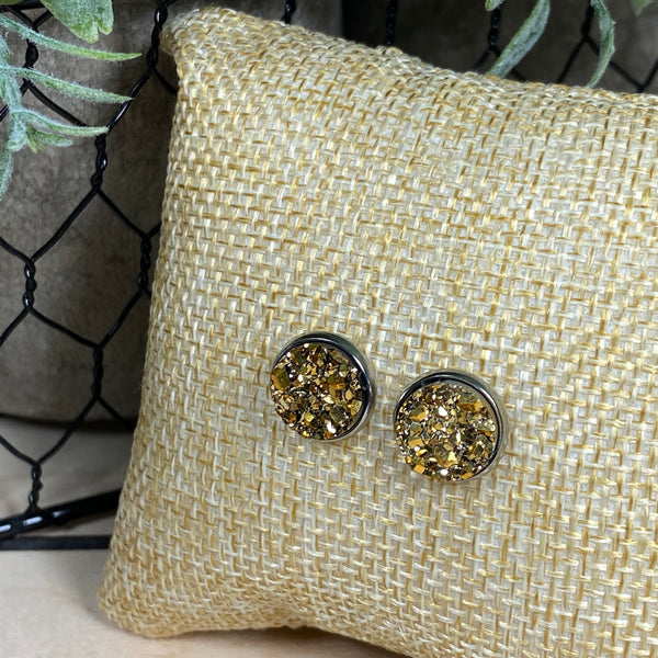 Bright Lights ~ Silver Stud Earrings