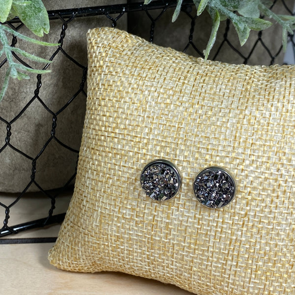 Bright Lights ~ Silver Stud Earrings