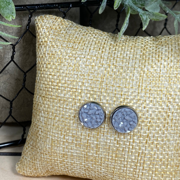 Bright Lights ~ Silver Stud Earrings