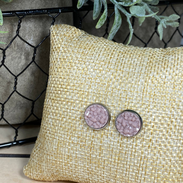 Bright Lights ~ Silver Stud Earrings